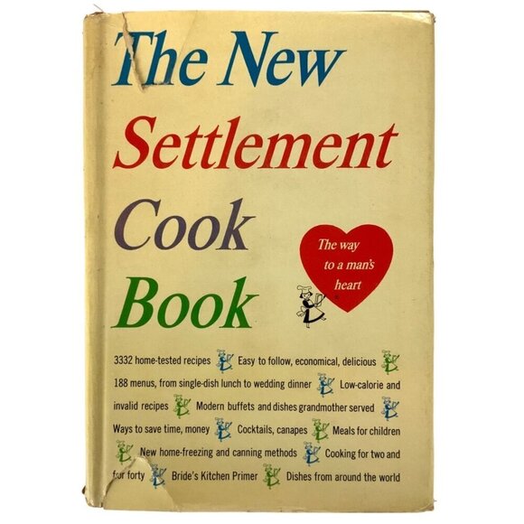 The New Settlement Cook Book by Mrs Simon Kander 2nd Printing 1954 Hardcover - Picture 1 of 13